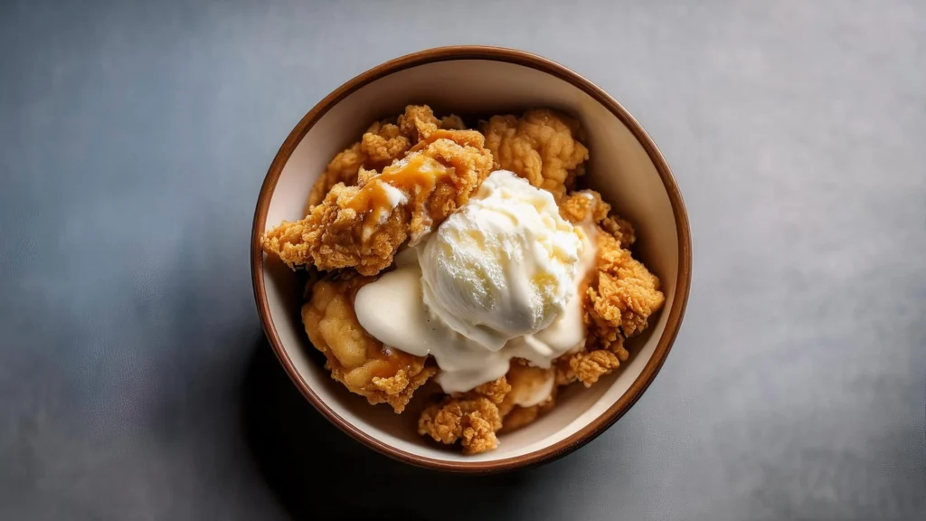 ice cream fried chicken