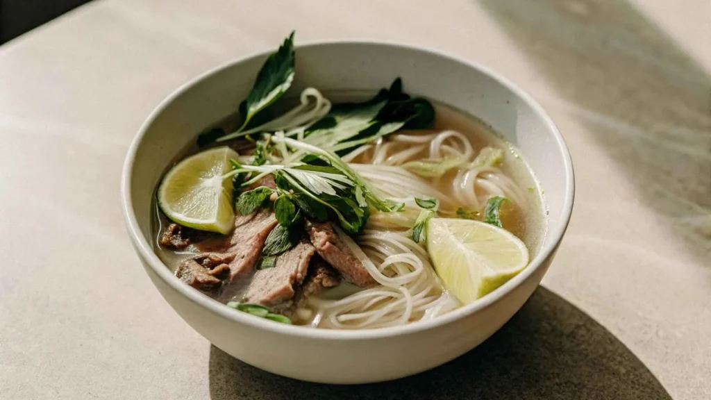 vietnamese egg noodle soup