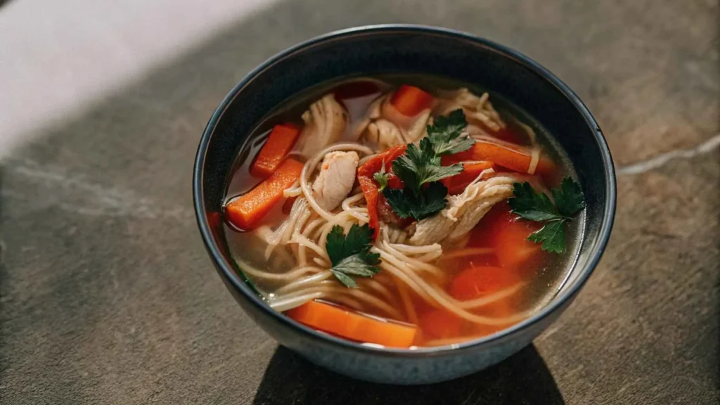 chicken and egg noodles