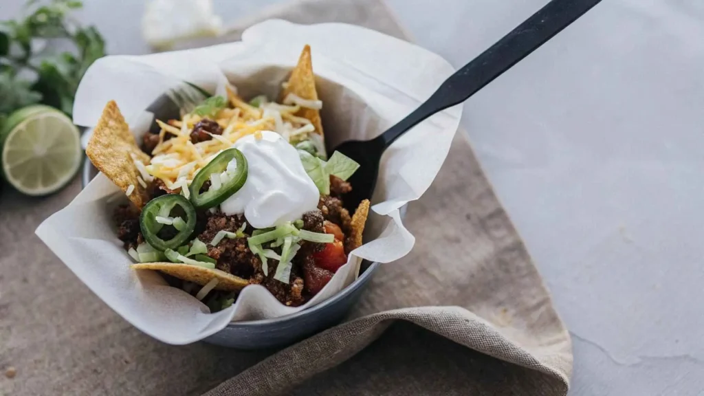 spicy chip walking taco