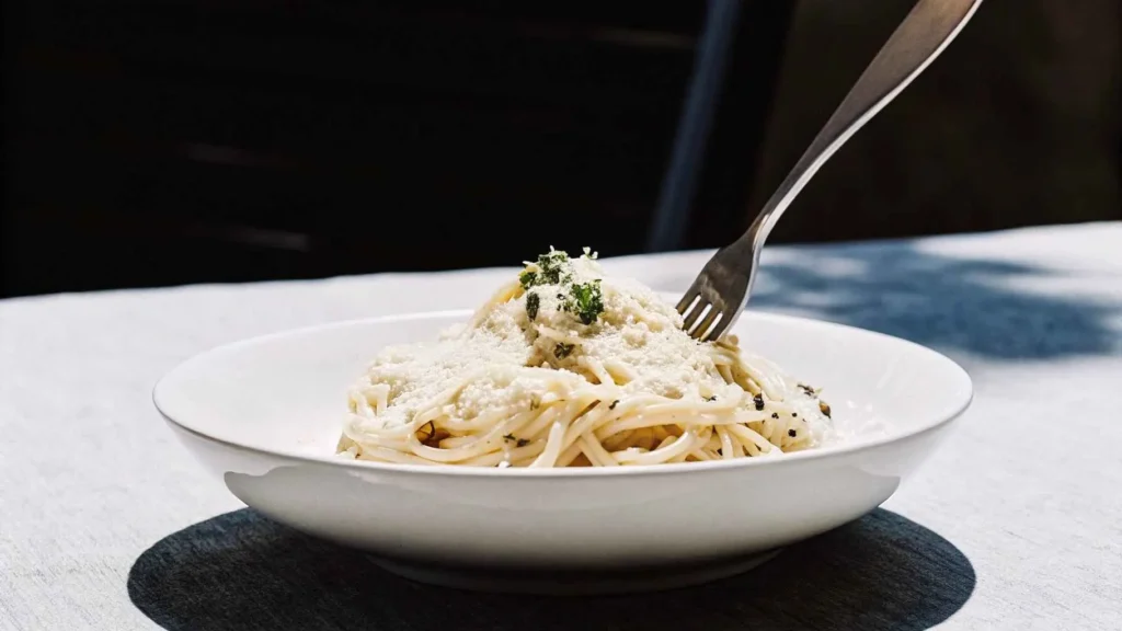 garlic parmesan chicken pasta